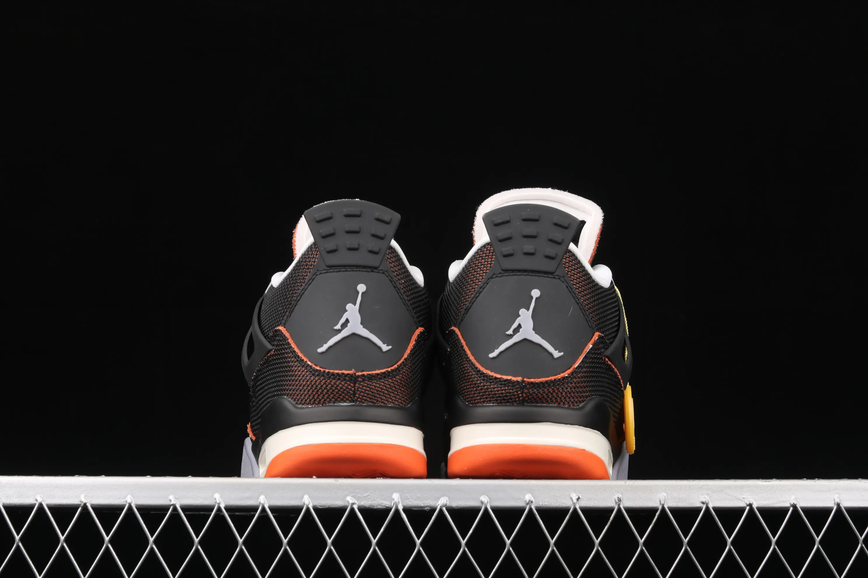 All categories Air Jordan Jordan series basketball shoes Air Jordan 4 G version Air Jordan 4 Retro SE AJ4 Joe 4 brass black orange starfish orange CW7183-100